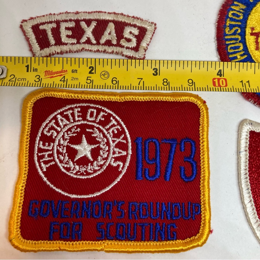 5 Vintage 70s Texas Boy Scouting Patches BSA - Picture 8 of 10